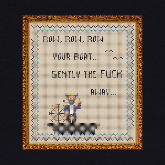 Salty Cap'n Dirty Cross Stitch by DirtyNana